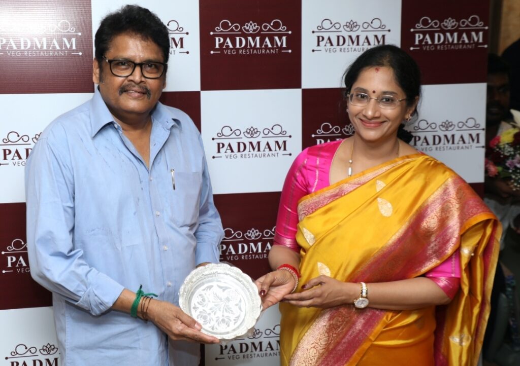 Padmam Restaurant Blossoms in Saligramam: A New Vegetarian Fine Dining Spot. Filmmaker KS. Ravikumar was present for the grand opening.