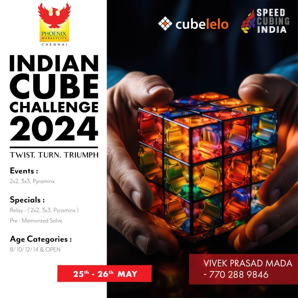 Phoenix Marketcity Chennai to Host an Exciting Indian Cube Challenge this Weekend at Holiday Land