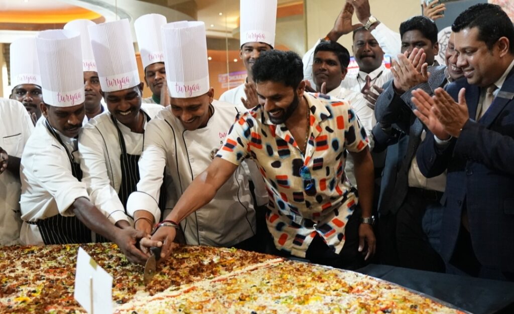 Turyaa Chennai Celebrates a ‘Decade of Deliciousness’ with India’s Largest Pizza