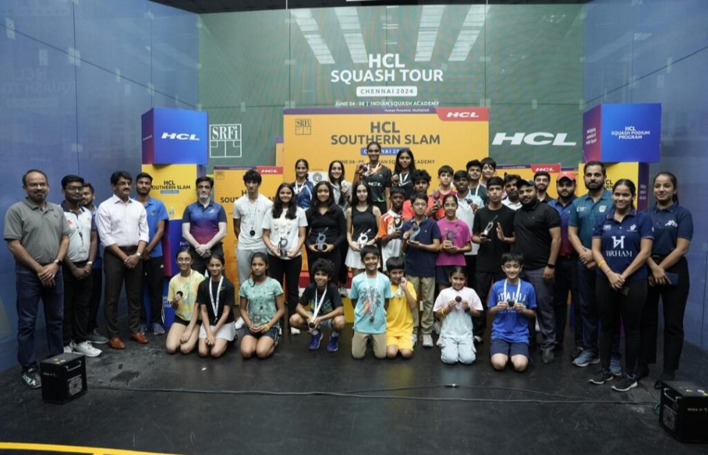 Successful Finish for Chennai Leg of HCL Squash Tour & Southern Slam47 players participated in the PSA level HCL Squash Tour and more than 254 Players competed in HCL Southern Slam