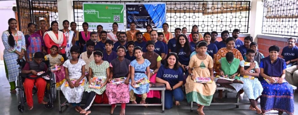 AbbVie Employees in Chennai Volunteer During 9th Annual “Week of Possibilities” to Support Children with Intellectual Disabilities