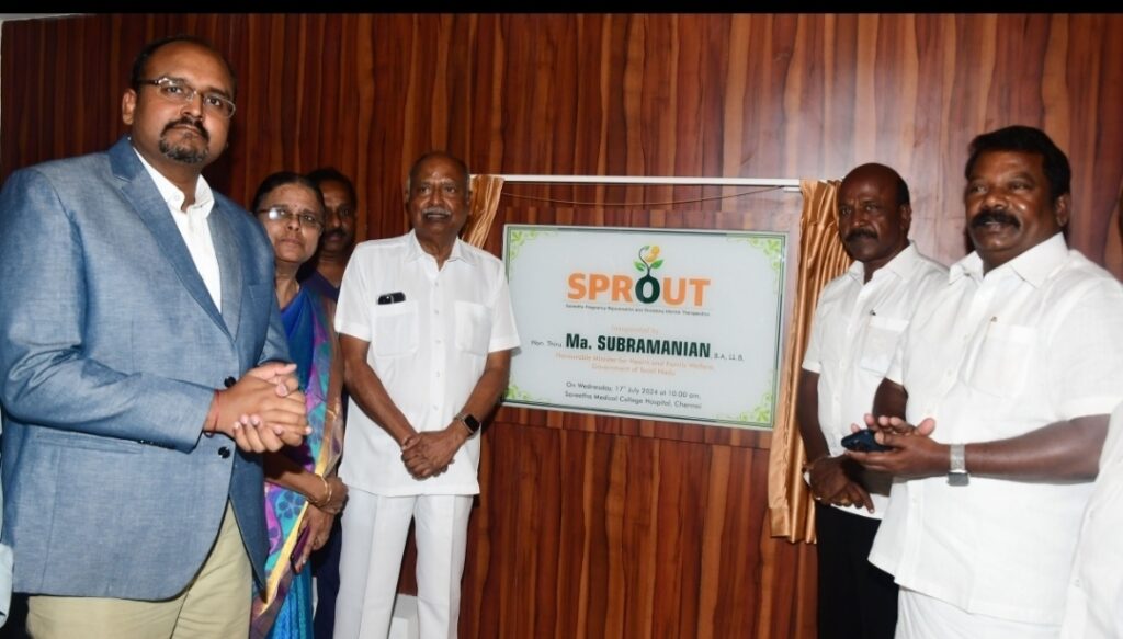 Health Minister Ma. Subramanian Inaugurates SPROUT, Saveetha Medical College Hospitals New Fertility Centre