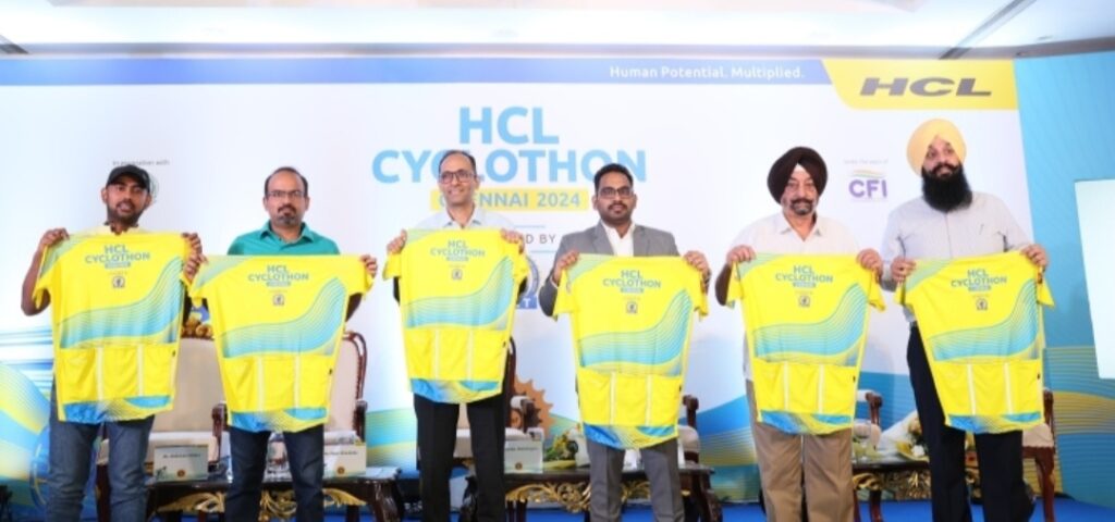 Chennai Gears Up for the Second Edition of HCL CyclothonRace is scheduled on October 6, 2024 and will start and finish at Mayajaal Multiplex, ECR, Chennai