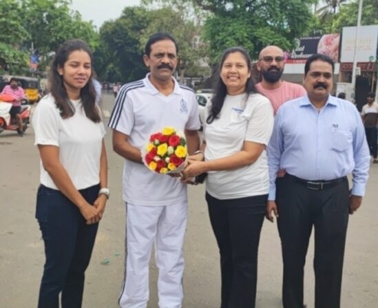 Dr Agarwals Eye Hospital Organises Human Chain to Promote Eye Donation