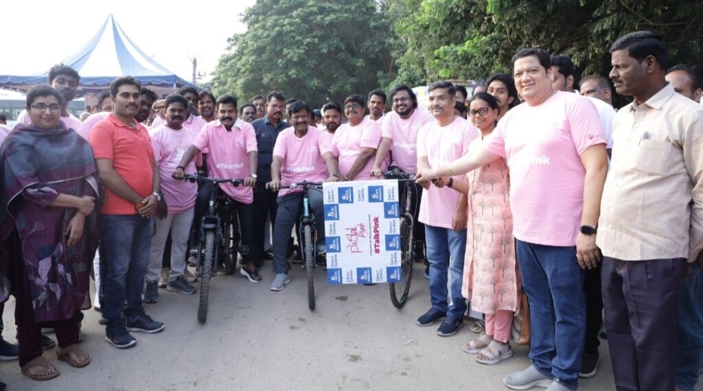 Apollo Cancer Centers and Apollo Specialty Hospitals, Vanagaram, hosted Pedal Pink Cyclothon in Tiruvallur to Promote Breast Cancer Awareness