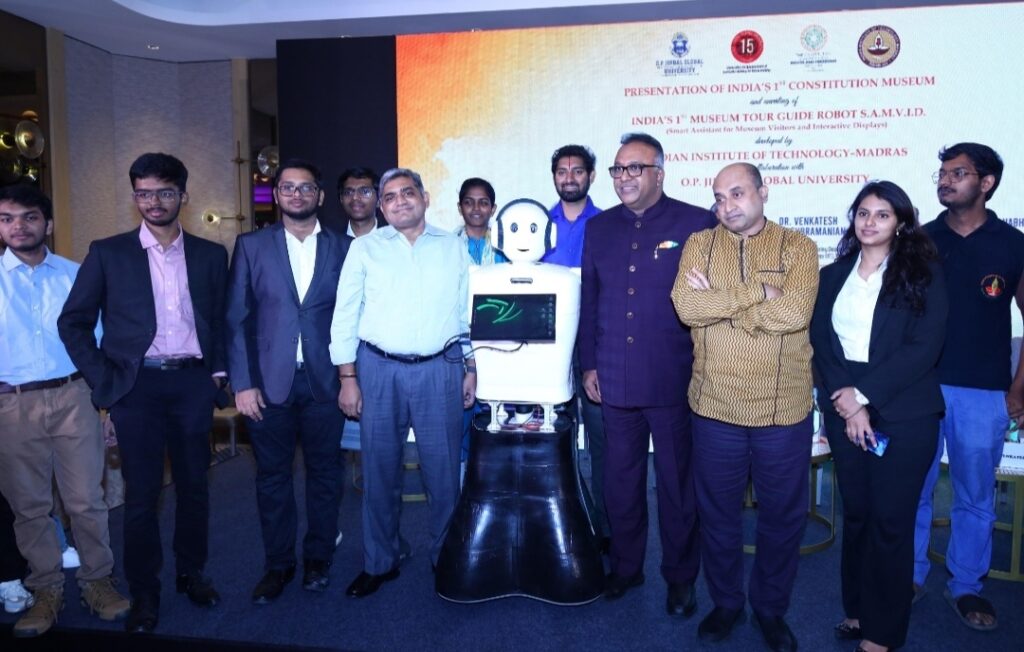 JGU and IIT Madras Collaborate to Design Advanced Robot Tour Guide for India’s First Constitution Museum 