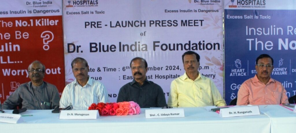 Dr. Blue India Foundation LaunchedMake insulin testing Mandatory