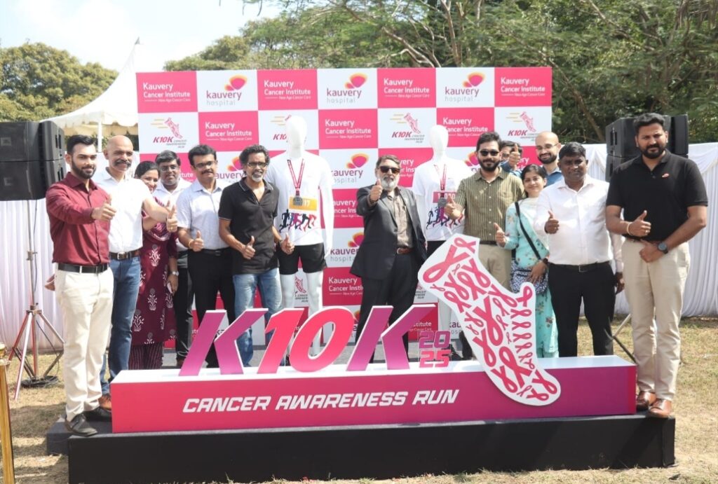 Ready, Set, Raise: Countdown Begins for K10K Cancer Awareness Run.The Grand Unveiling of the race Kit for K10K awareness run