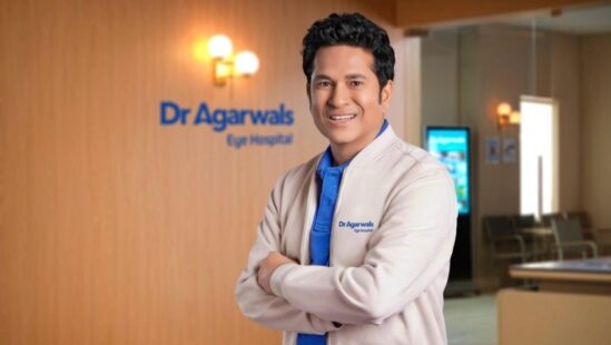 Dr Agarwals Eye Hospital and Sachin Tendulkar collaborate to promote eyecare wellness.