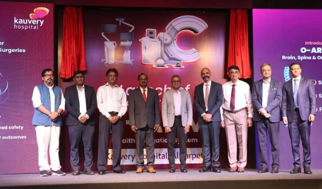 Chennai gets its first O-ARM with Navigation system for advanced brain, spine and orthopaedic surgeries at Kauvery Hospital 