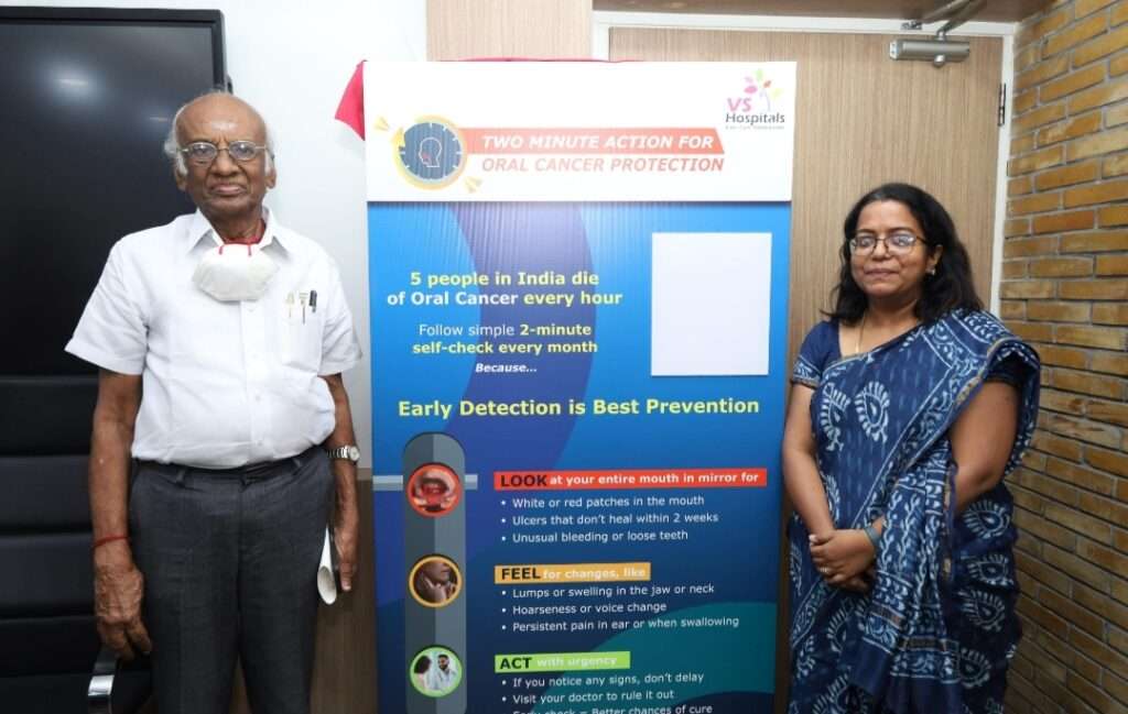 VS Hospitals Launches ‘Two Minute Action for Oral Cancer Protection’