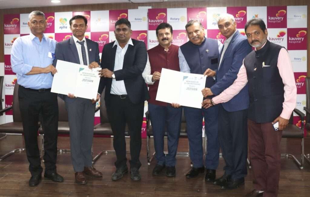 Kauvery Hospital Launches ‘Project Jeevan’  in collaboration with  Rotary Club of Chennai Mitra to Offer Free Spinal Surgeries for Children in Need
