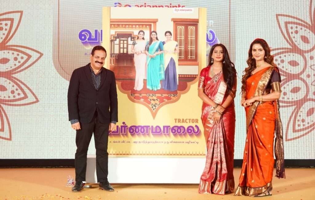 Asian Paints introduces Tractor Emulsion Varnamaalai – A unique shade guide that brings Color inspiration from Tamil serial sets into real homes