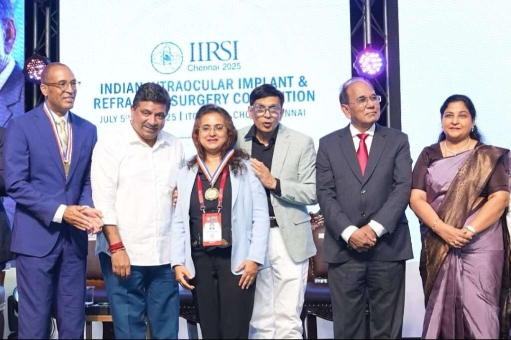 Honourable Ministers Shri Anil Kumar Bachoo and Shri Palanivel Thiaga Rajan Open IIRSI 2025 Convention on Intraocular Implant & Refractive Surgery