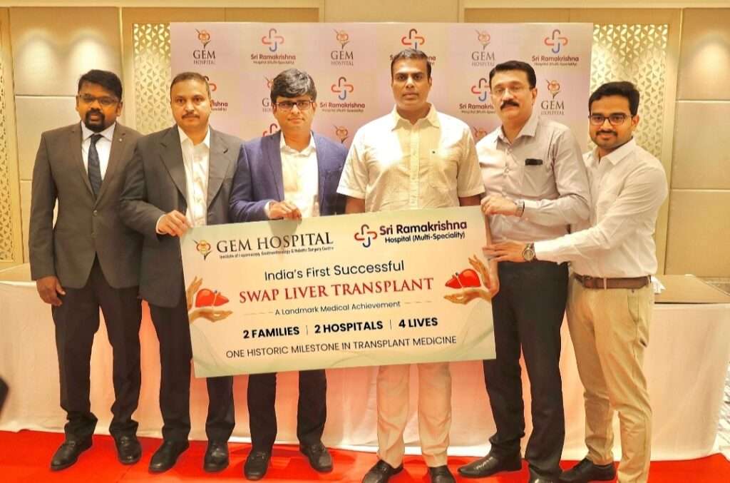 India’s First Inter-Hospital Swap Liver Transplant Successfully Performed in Coimbatore