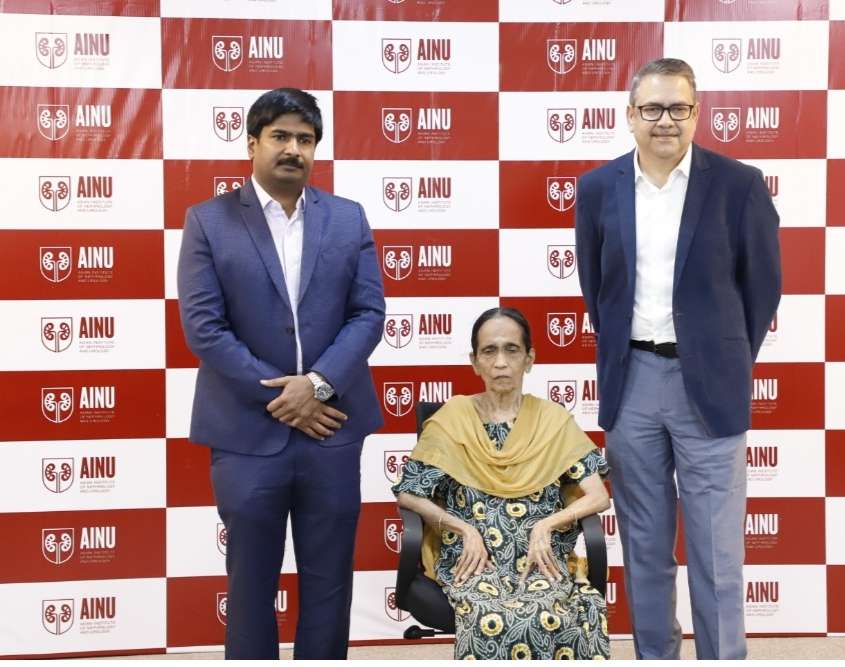 AINU Chennai Successfully Performs Advanced Laparoscopic Surgery to Remove 10cm Kidney Tumour in 76-Year-Old Woman