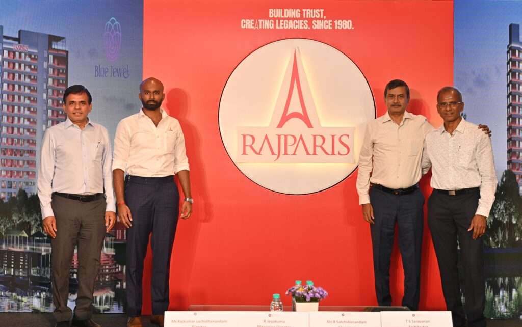 Rajparis Unveils New Identity, Shruti Haasan as Brand Face, and Blue Jewel at ECRAnnounced its Golden Jubilee Vision of entering 500Cr revenue club by 2030