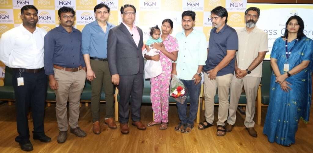 MGM Healthcare Performs Monosegmental Living Donor Liver Transplant on a 5-Month-Old Infant