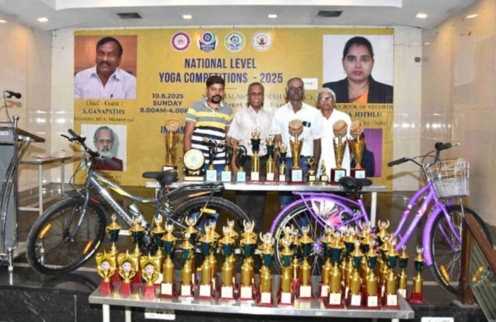 Narchinthanai Vattam (NCV) and Sree Bala Yoga Studio (SBYS) jointly organized three Mega Yoga Events