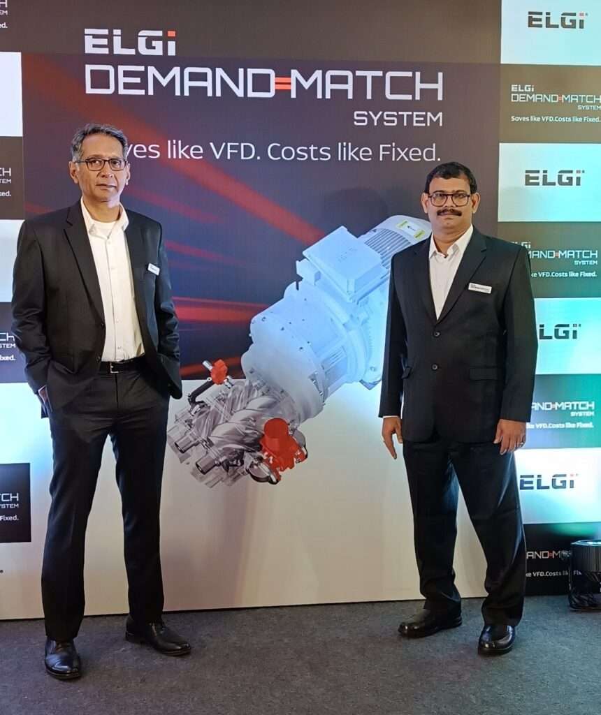 ELGi Unveils Demand=Match             Saves like VFD. Costs like Fixed.
