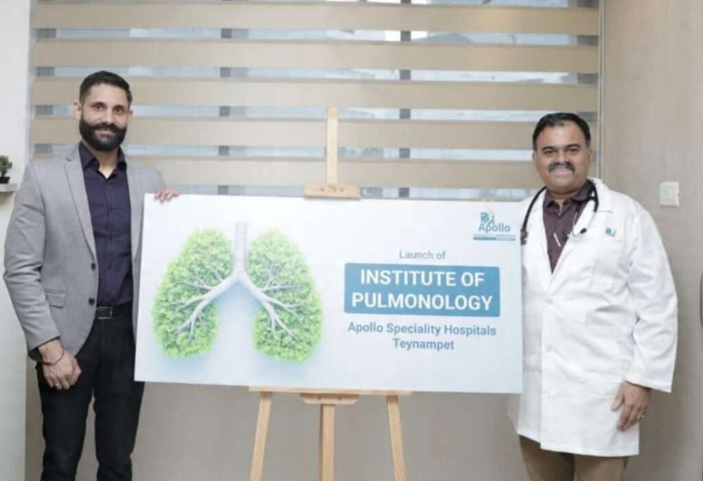 Apollo Hospitals Chennai Introduces Dedicated Institute of Pulmonology with Five New Screening Program to Combat Rising Respiratory Disease Burden