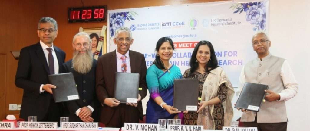 Chennai, India – In a landmark international collaboration, the Madras Diabetes Research Foundation