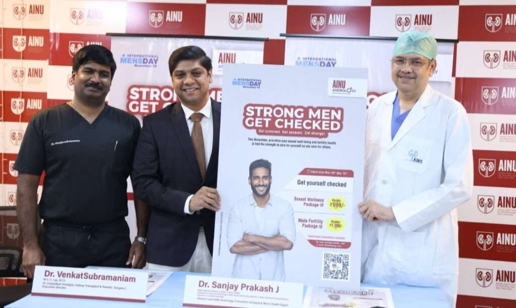 AINU’s awareness drive on Men’s HealthInternational Men’s Day on November 19th