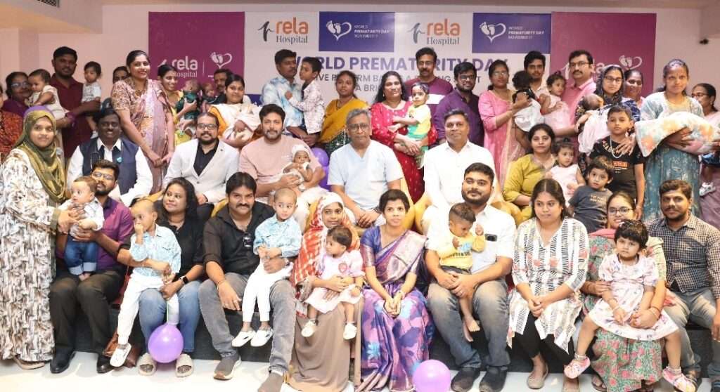 Rela Hospital Marks World Prematurity Day, Bringing Together Over 50 Preterm Babies and Families