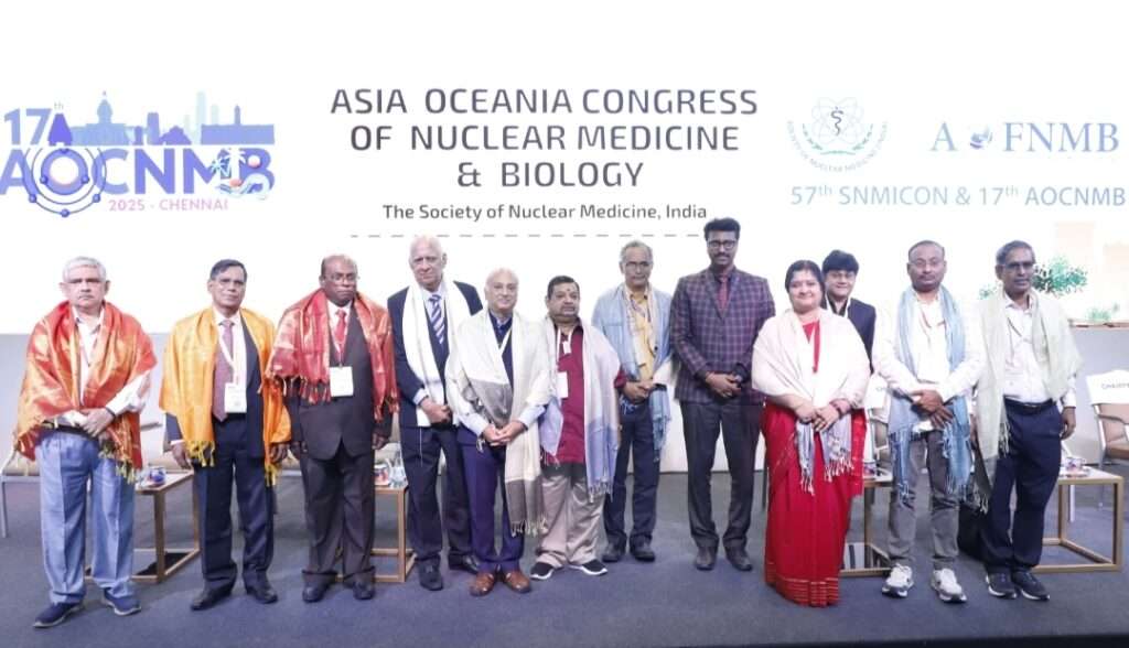 The third day of the 17th Asia Oceania Congress of Nuclear Medicine and Biology (AOCNMB 2025), underway in Chennai,