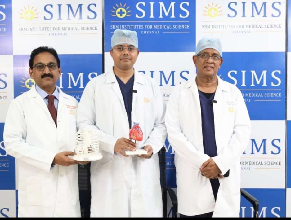 SIMS Hospitals Performs India’s First Keyhole Removal of Rare Heart Tumour from the Left Ventricle