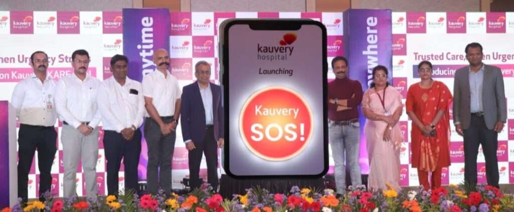 Kauvery Hospital Launches One-Tap ‘SOS’ Feature on Kauvery KARE App to Deliver Faster Emergency Care