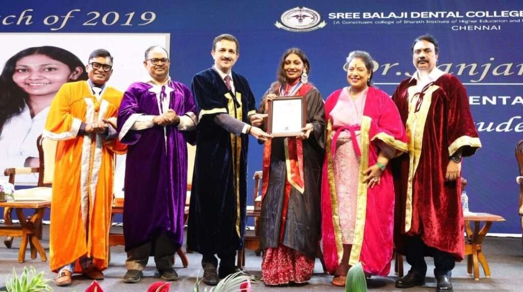Sree Balaji Dental College Confers Degrees on 110 Graduates at 32nd Convocation