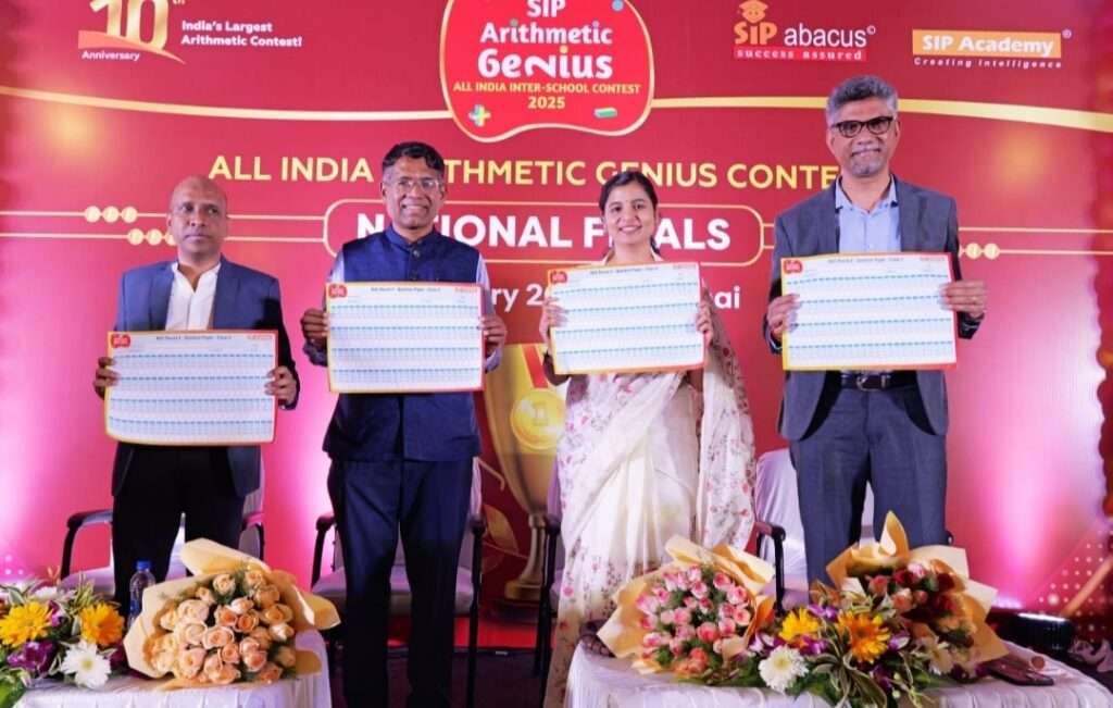 330 Young Minds Compete at National Finals of SIP Arithmetic Genius Contest 2025 in Chennai