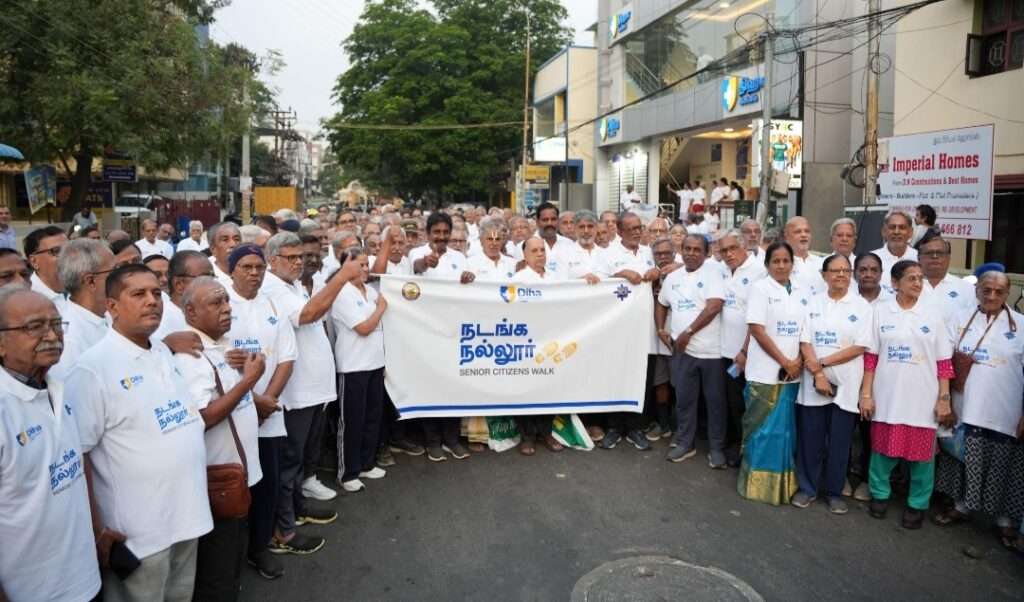 Over 300 Senior Citizens Participate in ‘Nadanga Nallur’ Walk Organized by Diha Clinic