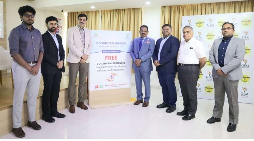 GEM Hospital Observes Colorectal Cancer Awareness Month withFree Screening Initiative for Tamil Nadu Government Pensioners