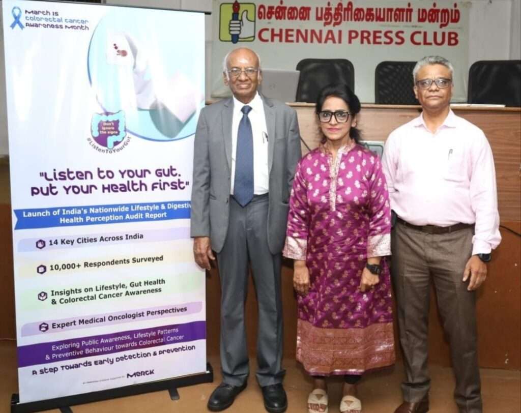 Only 11.7% of Chennai Residents Recognise Blood in Stool as a Colorectal Cancer Warning Sign: Survey