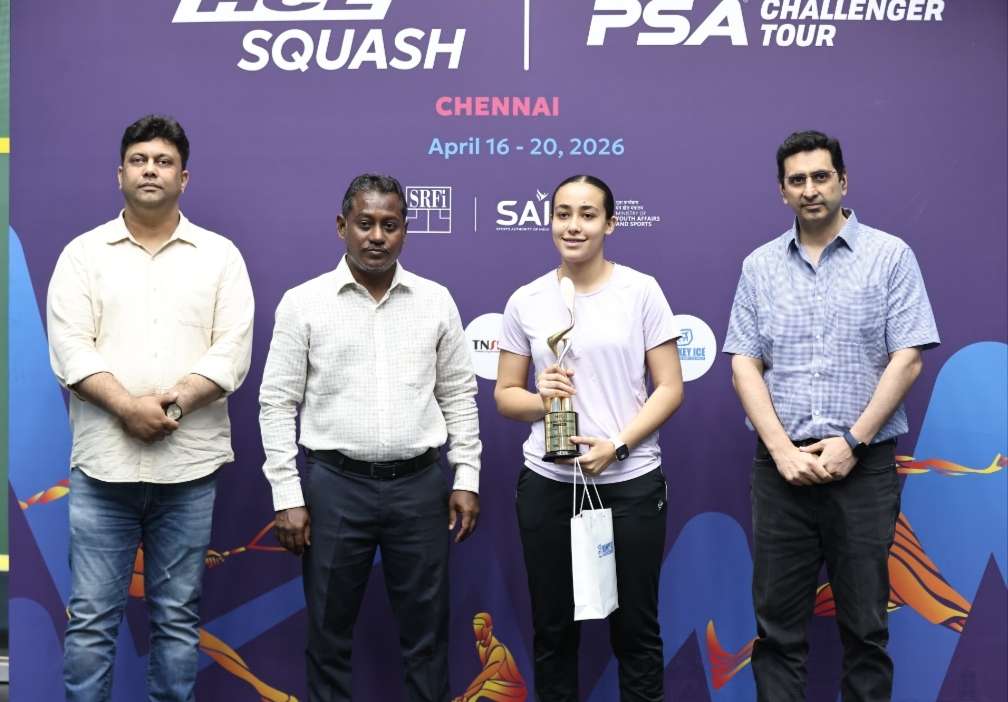 Suraj Chand from India and Rouqaia Othman from Egypt Crowned Champions at HCL Squash PSA Indian Tour – Chennai Leg