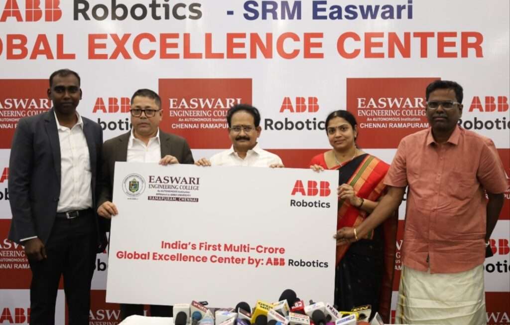 SRM Easwari Engineering College Launches India’s First ABB Global Excellence Center for Robotics