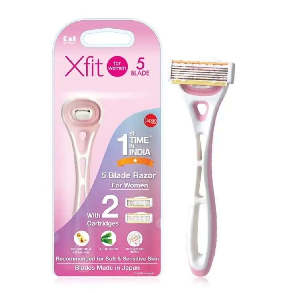 KAI India’s Xfit Women 5-Blade Razor for a Smooth and Comfortable Grooming Experience