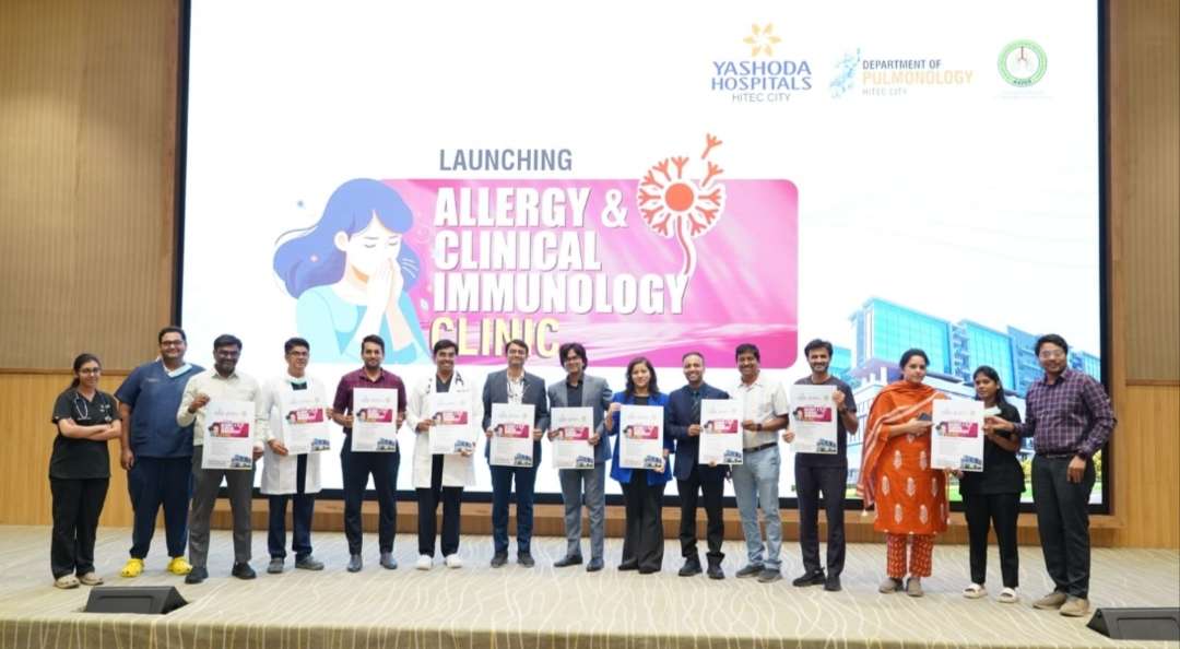 Yashoda Hospitals Hitec City Launches Advanced Allergy & Immunotherapy Clinic to Strengthen Comprehensive Allergy Care