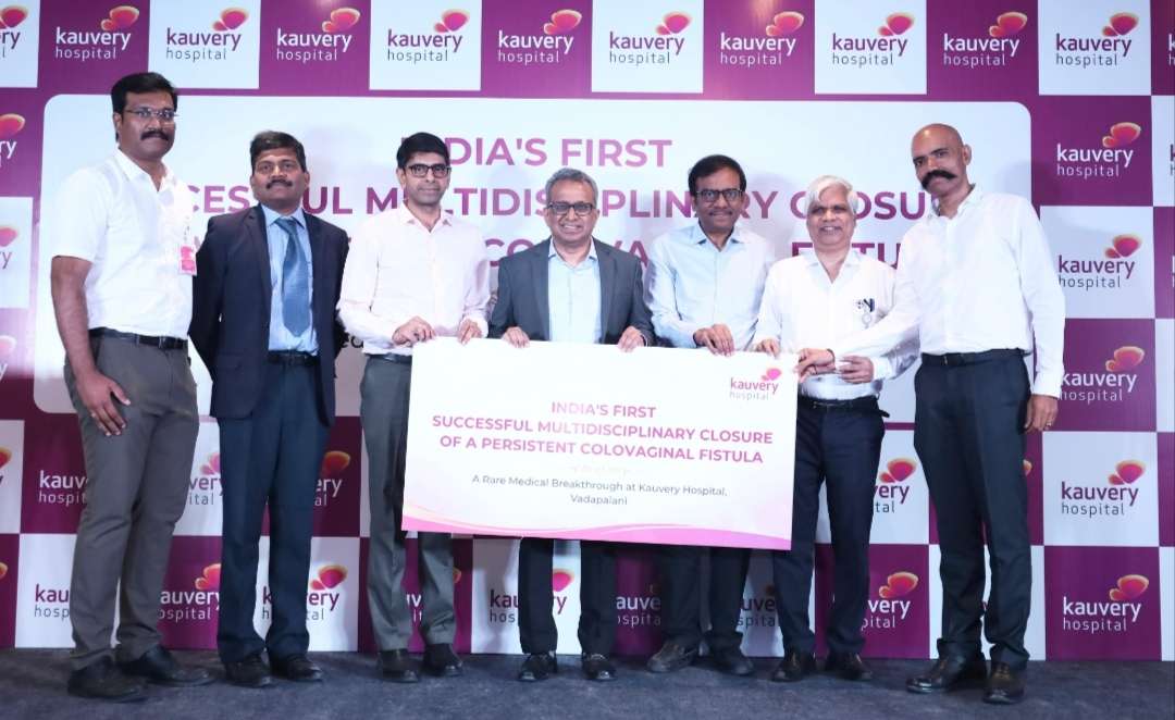 Kauvery Hospital, Vadapalani successfully treats complex persistent fistula through innovative multidisciplinary team approach