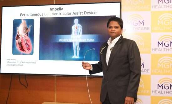 Life-saving emergency angioplasty successfully performed with advanced heart support technology