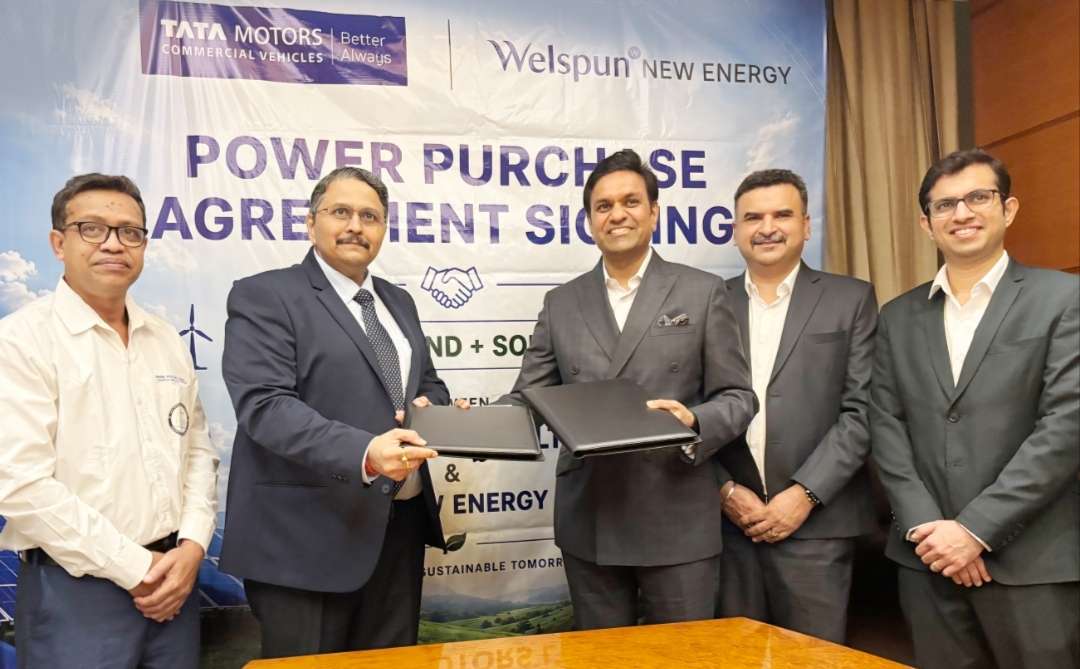 Tata Motors Limited and Welspun Renewable Energy Private Limited Partner to Develop 86 MW Wind-Solar Hybrid Project