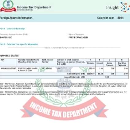 CBDT enhances taxpayer services by enabling taxpayers to view their Foreign Asset Information through the Annual Information Statement (AIS)