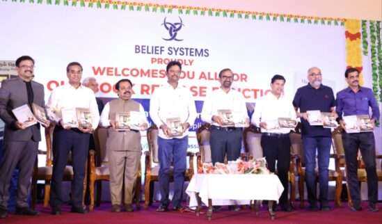 Minister Launches Balaji Seshadri’s Books on Belief Systems and Human Resource Management