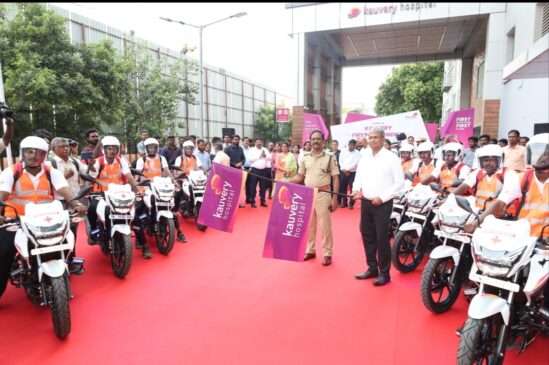 Kauvery Hospital Launches “Kauvery First Responders”, a Network of Bike Ambulances to Deliver Rapid First Response Across Chennai