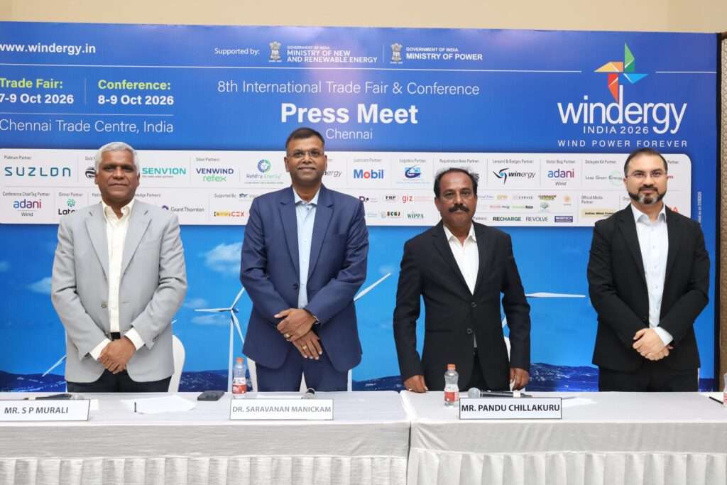 Windergy India 2026: Tamil Nadu’s Component Manufacturers at the Heart of India’s Wind Supply Chain Push