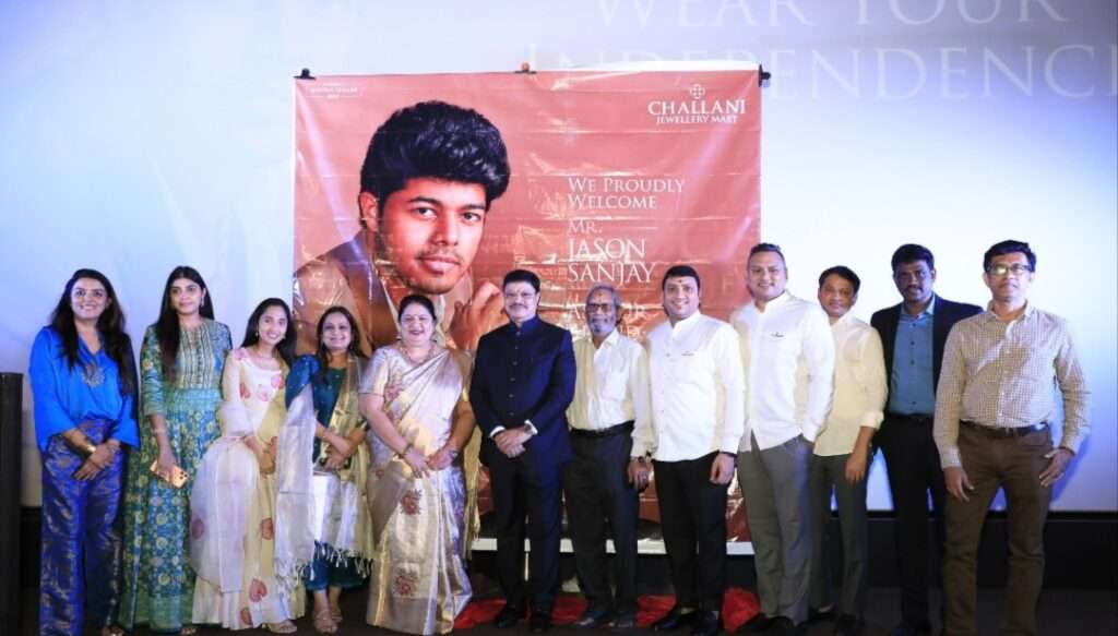 Challani Jewellery Mart Announces Jason Sanjay as its Official Brand Ambassador